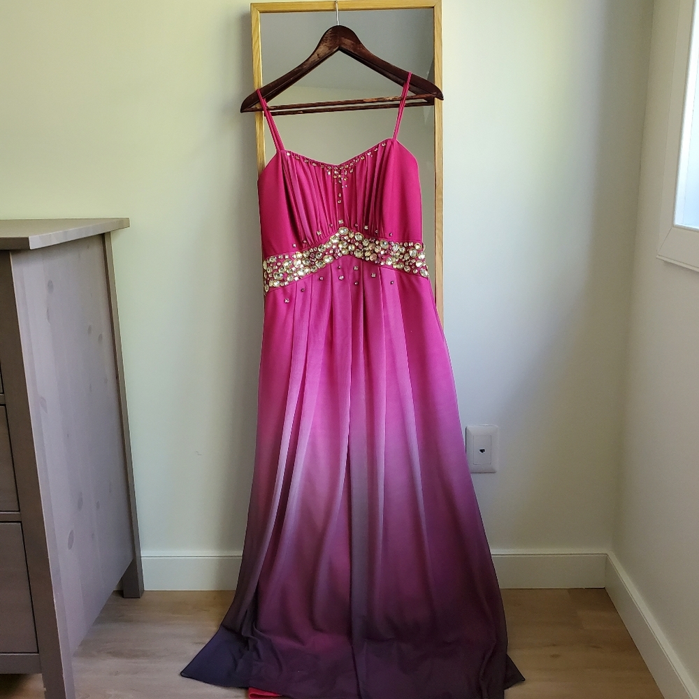 Ombre formal dress